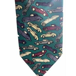 Robert Talbott for Stromberg Vintage Car Racing Men's Tie 3.5 “ x 58” Auto